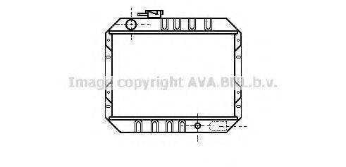 Радіатор, охолодження двигуна AVA QUALITY COOLING FD2013