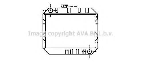 Радіатор, охолодження двигуна AVA QUALITY COOLING FD2014