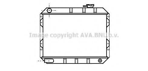 Радіатор, охолодження двигуна AVA QUALITY COOLING FD2039