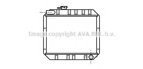 Радіатор, охолодження двигуна AVA QUALITY COOLING FD2043