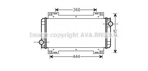 Радіатор, охолодження двигуна AVA QUALITY COOLING FD2044