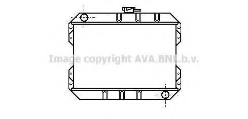 Радіатор, охолодження двигуна AVA QUALITY COOLING FD2054