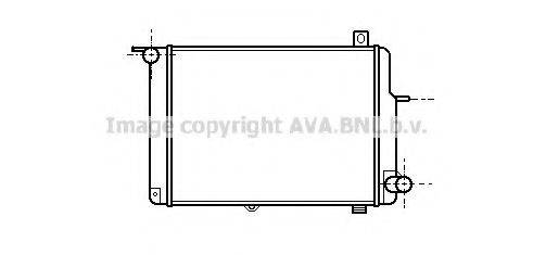 Радіатор, охолодження двигуна AVA QUALITY COOLING FD2086