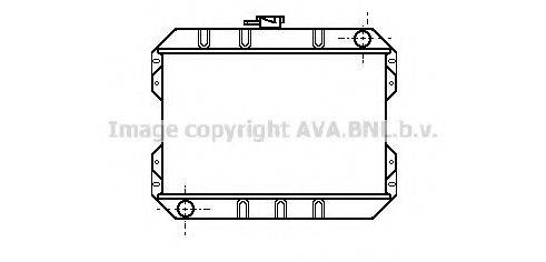 Радіатор, охолодження двигуна AVA QUALITY COOLING FD2090