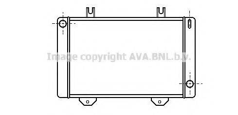 Радіатор, охолодження двигуна AVA QUALITY COOLING FD2133