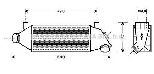 Інтеркулер AVA QUALITY COOLING FD4315