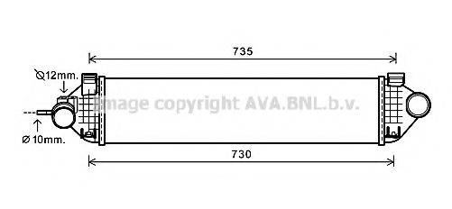 Інтеркулер AVA QUALITY COOLING FD4473