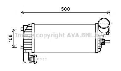 Інтеркулер AVA QUALITY COOLING FD4574