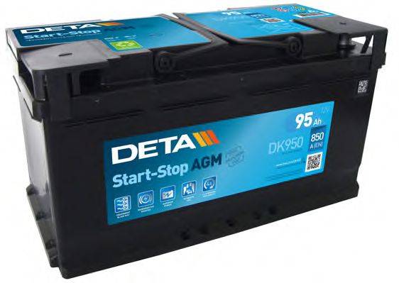 DETA DK950 Стартерна акумуляторна батарея; Стартерна акумуляторна батарея