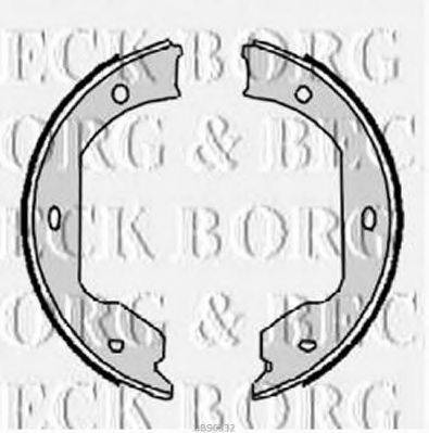 BORG & BECK BBS6332 Комплект гальмівних колодок
