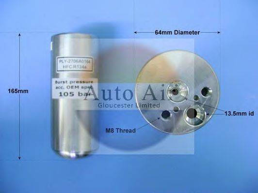 Осушувач, кондиціонер AUTO AIR GLOUCESTER 31-8027 Осушувач, кондиціонер AUTO AIR GLOUCESTER 31-8027