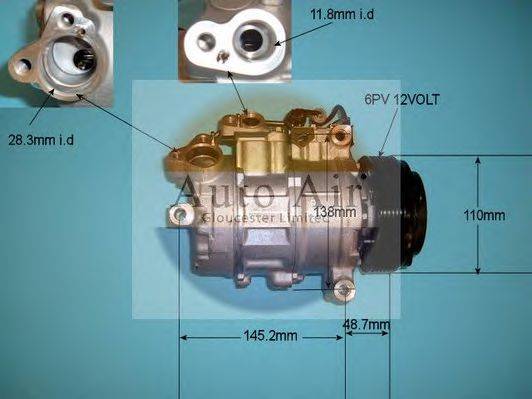 Компресор, кондиціонер AUTO AIR GLOUCESTER 14-9150