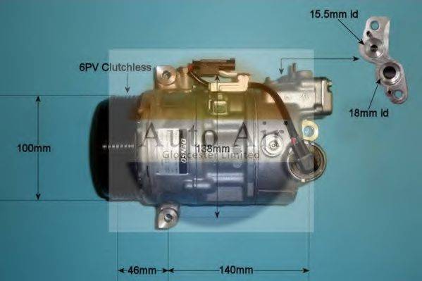 Компресор, кондиціонер AUTO AIR GLOUCESTER 14-0029 Компресор, кондиціонер AUTO AIR GLOUCESTER 14-0029