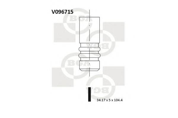 BGA V096715 Впускний клапан