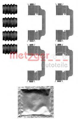 METZGER 1091826 Комплектуючі, колодки дискового гальма