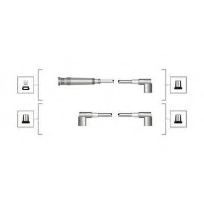 MAGNETI MARELLI 941319170052 Комплект дротів запалення